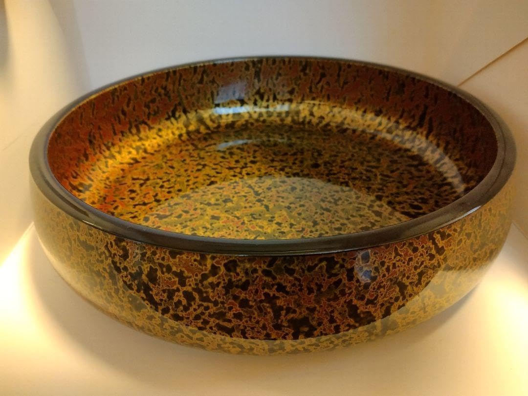 高級津軽塗 丸型 菓子鉢 東北震災復興応援 伝統工芸 高級津軽